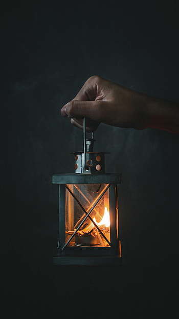 Fire, Hand, Flame, Miscellanea, Miscellaneous, Lamp, Lantern, Glow HD phone wallpaper
