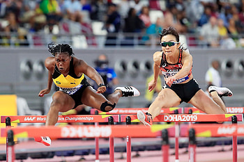 Doha World Championships 2019, Hurdling HD wallpaper