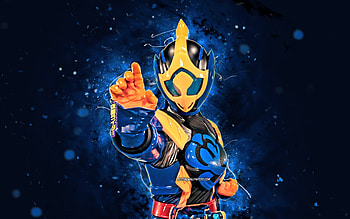 Jeanne, , blue neon lights, Kamen Rider, protagonist, Kamen Rider characters, Igarashi Sakura, Jeanne Kamen Rider HD wallpaper
