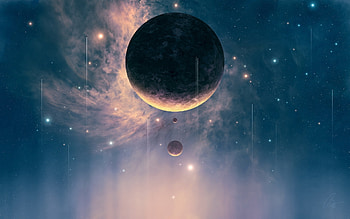 Fantasy, Planets HD wallpaper