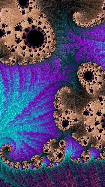 Chevron fractal art, Colorful patterns HD phone wallpaper