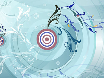 Ice, Patterns, Vector, Target HD wallpaper