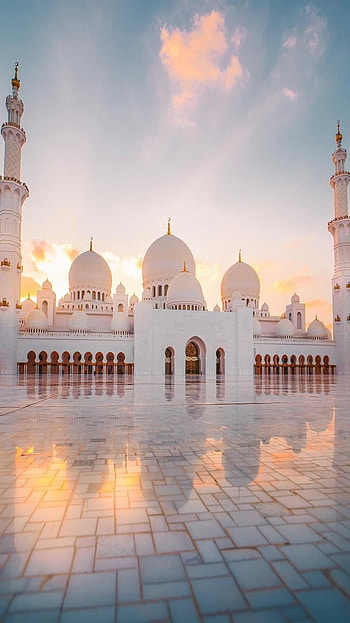 Islamic, Mosque In Dubai, Islamic Dubai HD phone wallpaper