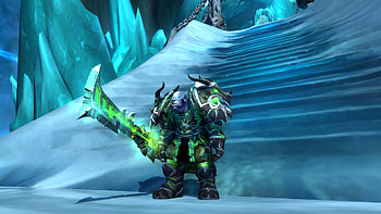 Unholy Death Knight mog. Can't seem to find the right helmet to go with that set. HD wallpaper