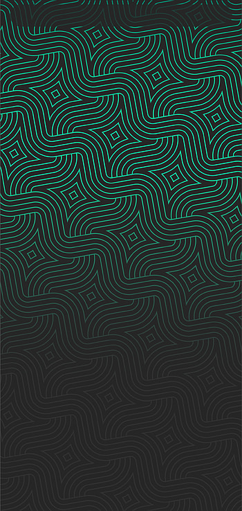 MAGNET II, art, S10, green, gradient, dark, geometric, pattern, abstract, tribal, galaxy HD phone wallpaper