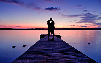 People, Sunset, Love, Valentine's Day HD wallpaper
