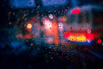 Drops, Glare, Miscellanea, Miscellaneous, Spray, Neon, Glass HD wallpaper