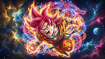 Goku - Super Saiyan God Aura | Dragon Ball Super, Anime HD wallpaper