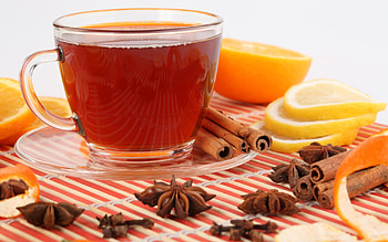 Saucer of tea, Cinnamon reflections, Warm beverage, Soothing drink HD wallpaper