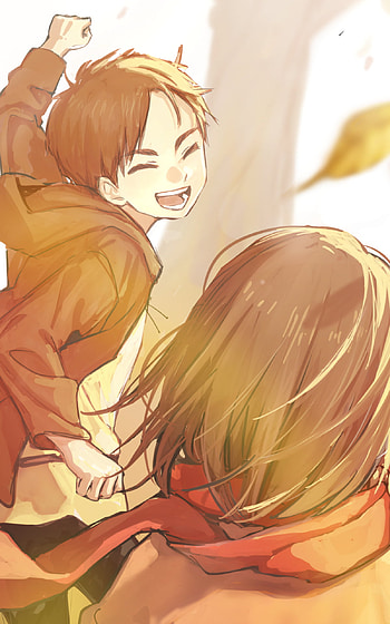 Mikasa Ackerman, Eren Yeager, Anime, Attack on Titan, Eren & Mikasa HD phone wallpaper
