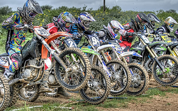 Motocross, Dirt Bike, LTO Motorcycle Racing HD wallpaper
