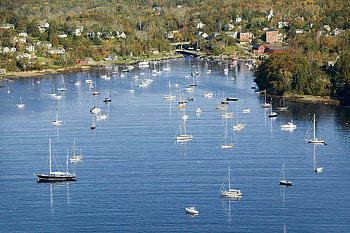 Camden Harbor, Maine HD wallpaper