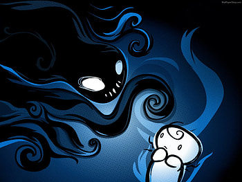 Darkness, digital, abstract, art, dark HD wallpaper