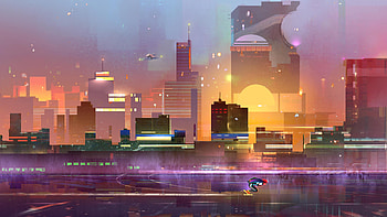 Future city , Posted by Ethan Johnson, Conceptual art, Urban travel HD wallpaper