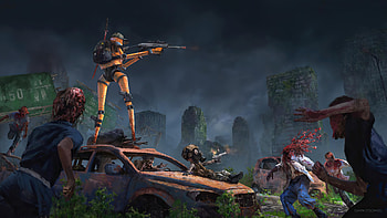 Army Of Two, artist, artwork, deviantart HD wallpaper