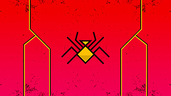 Spider Woman Logo Minimal , spiderman, superheroes, logo, minimalism, minimalist HD wallpaper