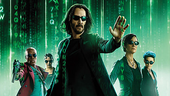 Matrix Resurrections, Keanu Reeves, Carrie Anne Moss, Jessica Henwick HD wallpaper
