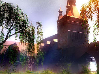 Castle, haraszti, 3d HD wallpaper