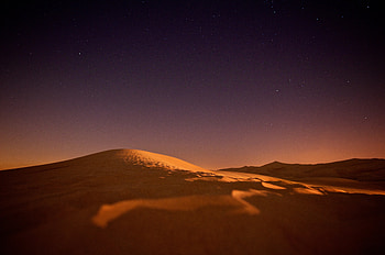 Desert Twilight , desert, twilight, nature HD wallpaper
