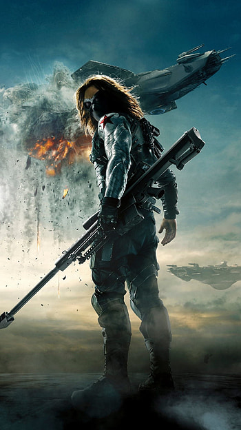 Winter Soldier, avengers, marvel, hollywood movie HD phone wallpaper