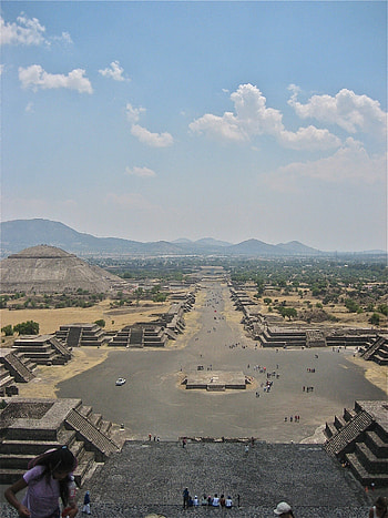 Avenue of the Dead, Teotihuacan HD phone wallpaper