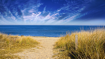 Virginia Beach, Coastal paradise, Sandy shores, Ocean waves HD wallpaper