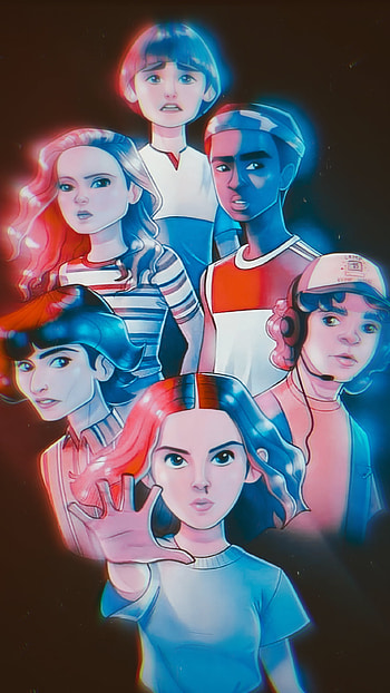 Stranger Things, head, art, stranger_things HD phone wallpaper