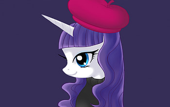 Rarity, Cartoon, Unicorn, My Little Pony, Friendship is Magic HD wallpaper