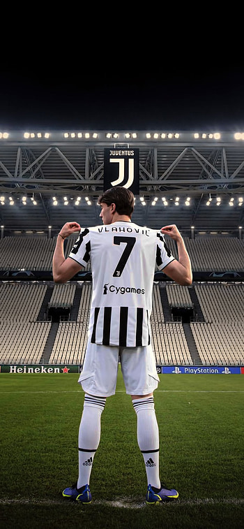 Vlahovic, Juventus HD phone wallpaper
