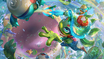 Rain Shepherd Fizz Skin LoL Splash Art PC, video game, League Of Legends, Fizz (League Of Legends) HD wallpaper