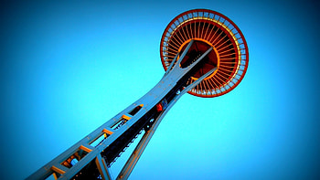 Space Needle, , Background HD wallpaper