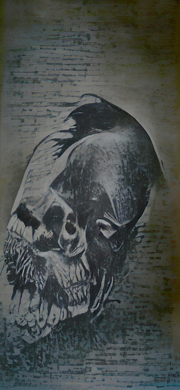 dark skull, , art, s22 HD phone wallpaper