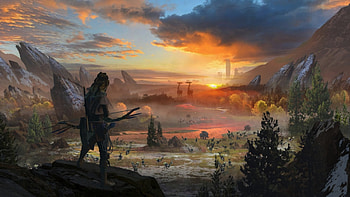 Post-apocalyptic US, Horizon Zero Dawn HD wallpaper