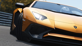 Lamborghini Aventador LP750-4SV, cars, front view, vehicles, Lamborghini Aventador, lamborghini, yellow cars HD wallpaper