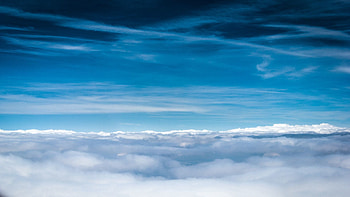 Nature, Sky, Clouds, Lines, Height, Freshness, Shades, Air HD wallpaper