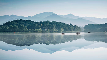 Hangzhou West Lake, Zhejiang Province, China, reflection, nature, lake HD wallpaper