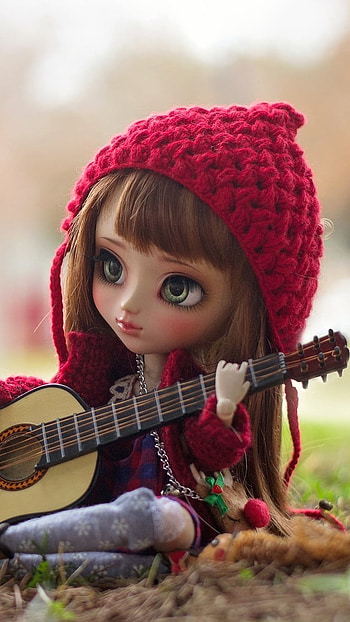 Cute For Girls, Cool Girl, Guitar Background HD phone wallpaper