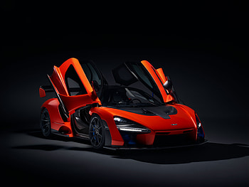 McLaren Senna Doors Up, mclaren-senna, mclaren, 2018-cars HD wallpaper