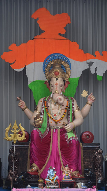 Ganpati, parin, devotional, bhakti, god HD phone wallpaper