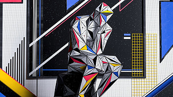 Which Shape I Am, artist, artwork, digital-art HD wallpaper