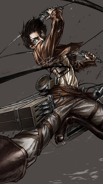 Attack on Titan, Eren Yeager, Anime HD phone wallpaper