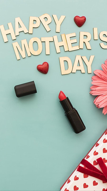 Mothers Day, Lipstick, Makeup Background HD phone wallpaper