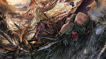 Madoka Magica, Akemi Homura, Kaname Madoka, Battlefield HD wallpaper