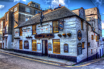 Cities, Great Britain, r, United Kingdom, England, Tavern, Admiral Benbow, Penzance HD wallpaper