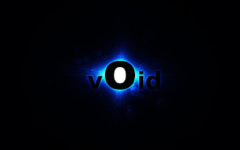 This is the Void, blue, void, center HD wallpaper