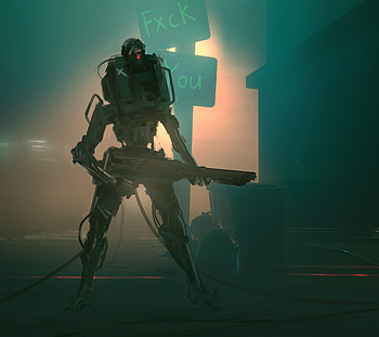 Sci Fi, robot HD wallpaper