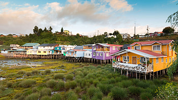 Chiloe Island, Historic Castro, Stilted houses, Patagonian charm HD wallpaper