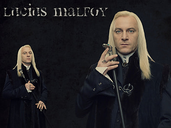 Lucius Malfoy, Fanpop exclusive, Dark presence, Slytherin pride HD wallpaper