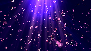 Pink small star, falling stars, abstract HD wallpaper