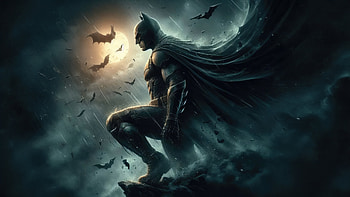 Mythical Warrior Batman, batman, superheroes, artwork, digital-art, ai HD wallpaper